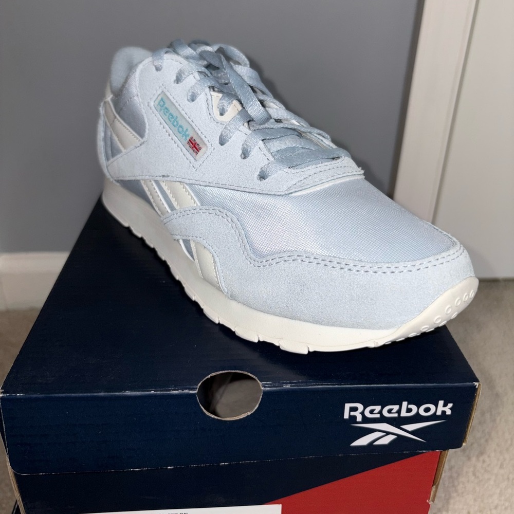 Reebok Sky Blue Athletic Shoes